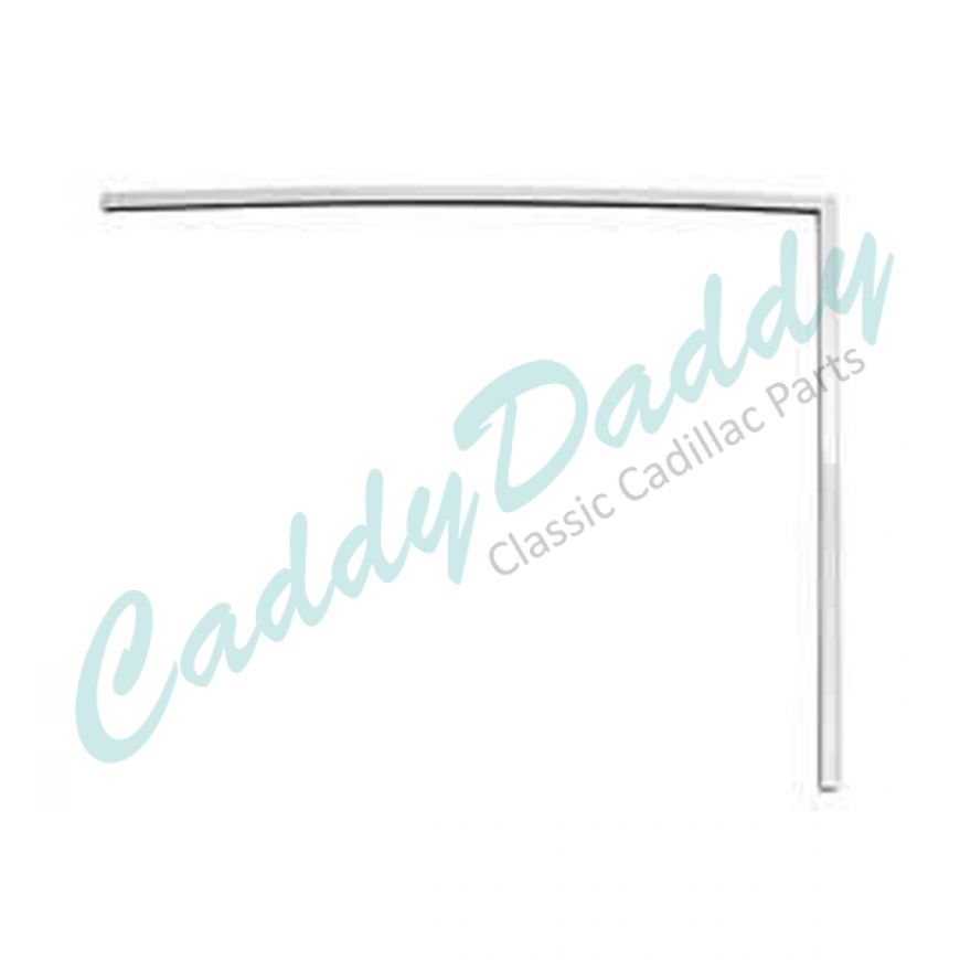 1959 1960 Cadillac 2-Door Hardtop Coupe Right Passenger Side Front Door Window Upper Frame REPRODUCTION