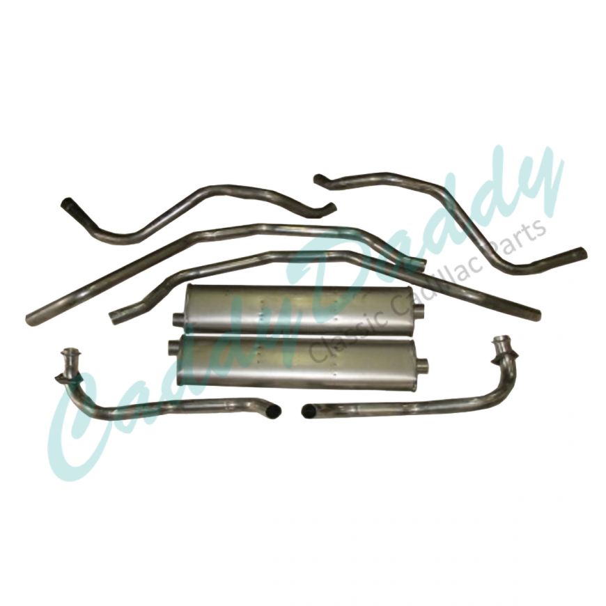 1978 1979 1980 1981 1982 1983 1984 1985 Cadillac Deville and Fleetwood Brougham Diesel Aluminized Single Catback Exhaust System REPRODUCTION