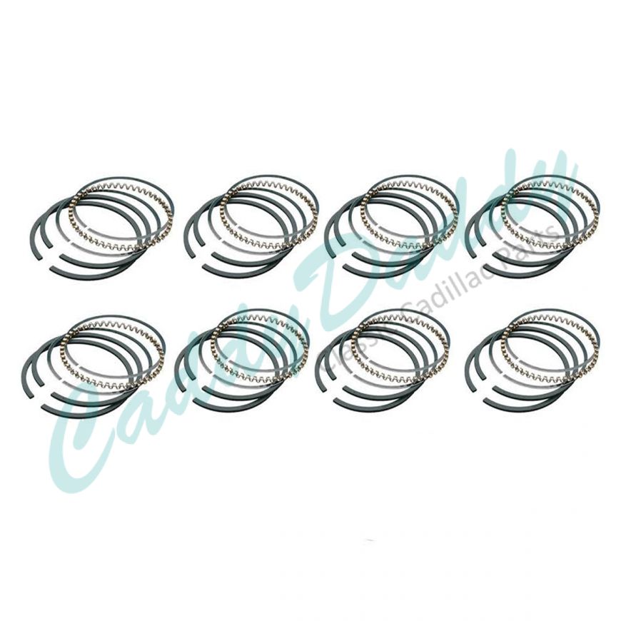 1949 1950 1951 1952 1953 1954 1955 Cadillac 331 Engines Piston Ring Set (32 Pieces) REPRODUCTION Free Shipping In The USA