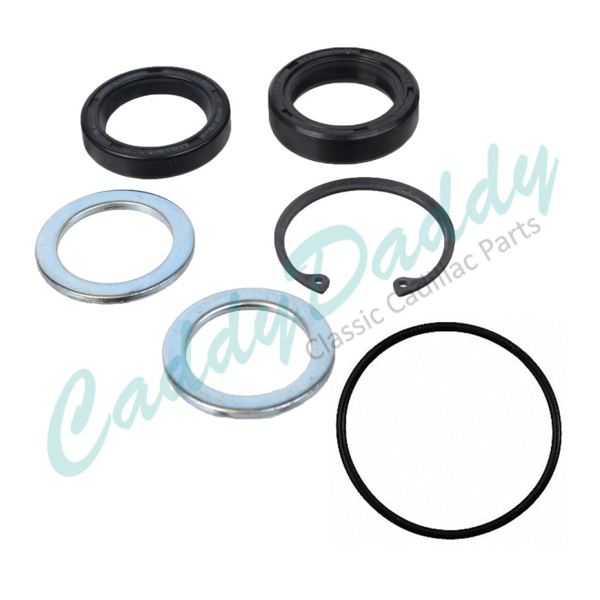 1991 1992 1993 1994 1995 1996 Cadillac Fleetwood and Commercial Chassis Pitman Shaft Seal Kit (6 Pieces) REPRODUCTION Free Shipping In The USA