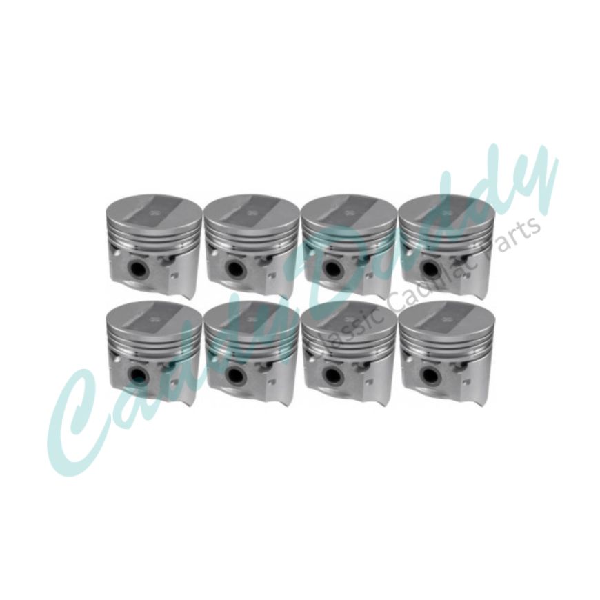1949 1950 1951 1952 Cadillac 331 Engine Piston Set (8 Pieces) REPRODUCTION Free Shipping In The USA.
