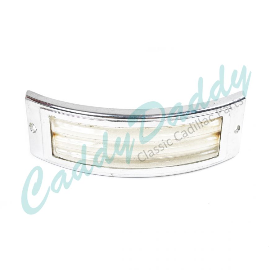 1942 1947 1948 1949 Cadillac Series 75 Limousine Rear Lower Below Seat Light Bezel With Lens USED Free Shipping In The USA