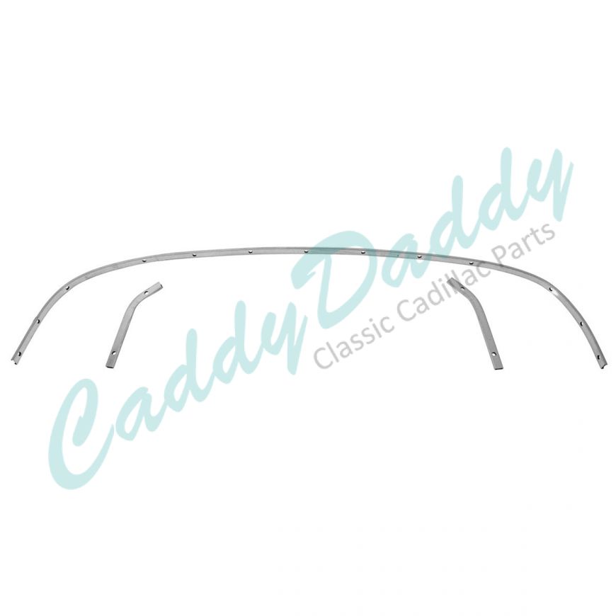 1961 1962 1963 1964 Cadillac Convertible Rear Tacking Rail Set REPRODUCTION
