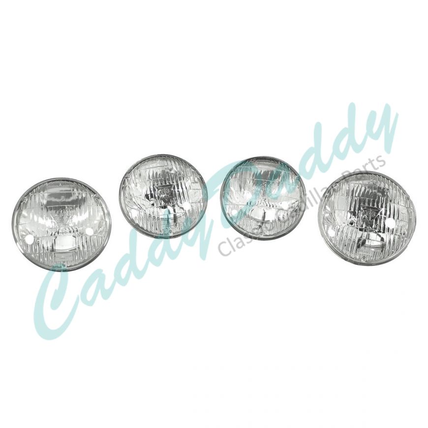 1960 1961 1962 1963 1964 1965 1966 1967 Cadillac T3 OEM Headlight Bulbs High and Hi-Low Beam Set (4 Pieces) REPRODUCTION Free Shipping In The USA