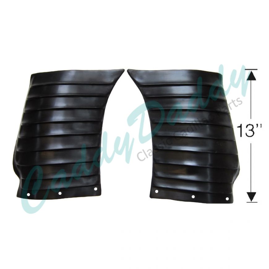 1941 Cadillac Series 60 Special Rubber Gravel Shields 1 Pair REPRODUCTION Free Shipping In The USA