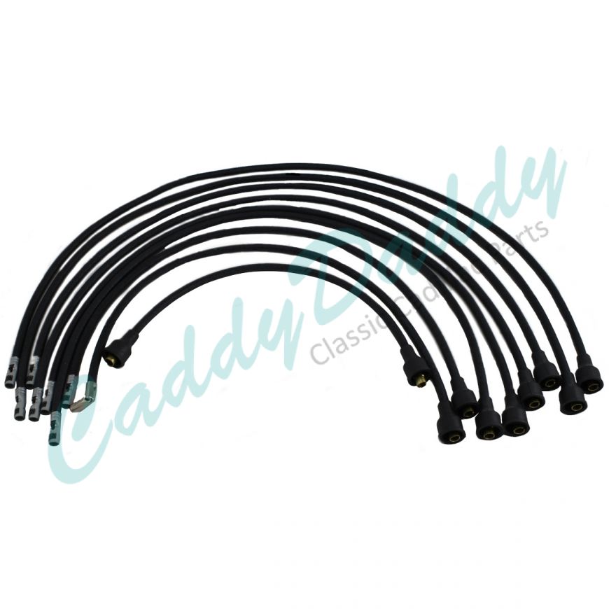 1975 Cadillac V8 Spark Plug Wire Set (8 Pieces) REPRODUCTION Free Shipping In The USA