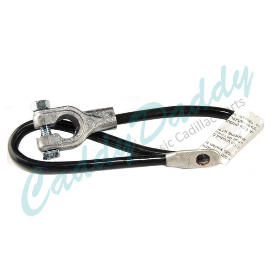 1958 Cadillac Eldorado Negative Battery Cable REPRODUCTION Free Shipping In The USA