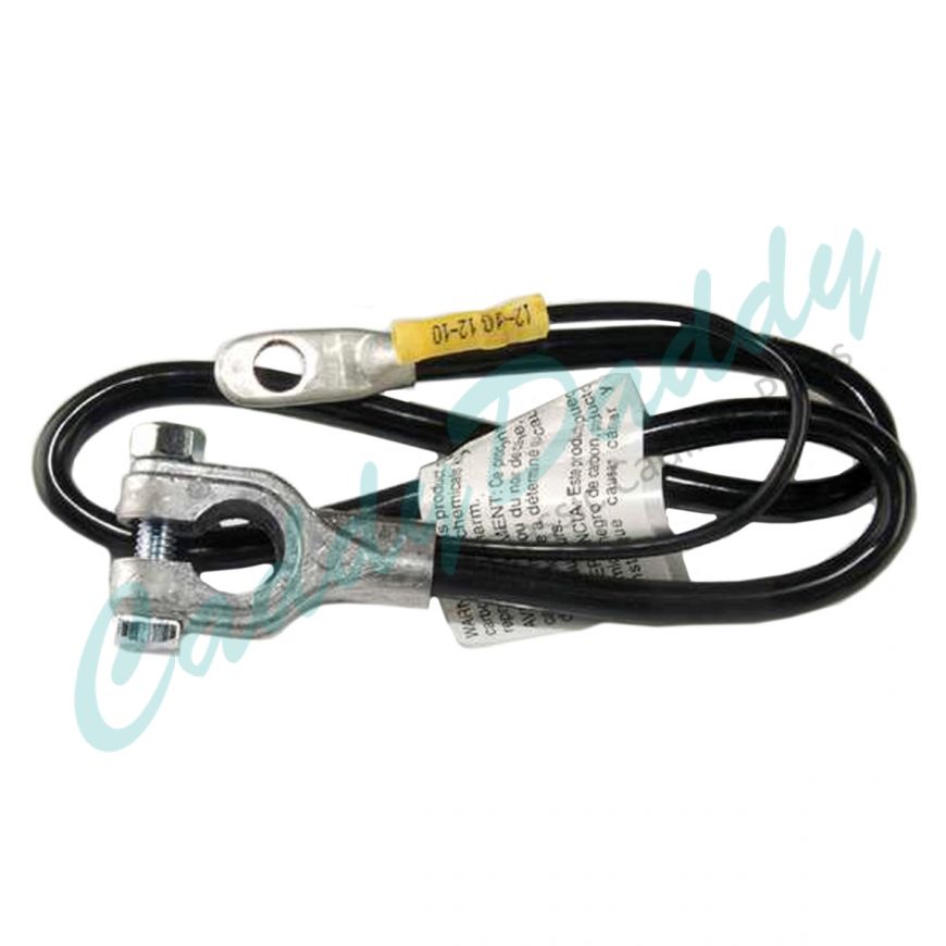 1965 1966 Cadillac (EXCEPT Eldorado) Negative Battery Cable REPRODUCTION Free Shipping In The USA