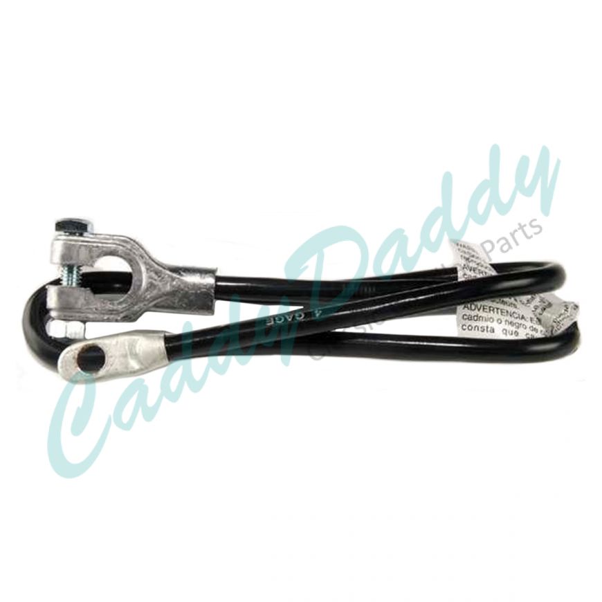 1954 1955 Cadillac (EXCEPT Eldorado) Negative Battery Cable REPRODUCTION Free Shipping In The USA