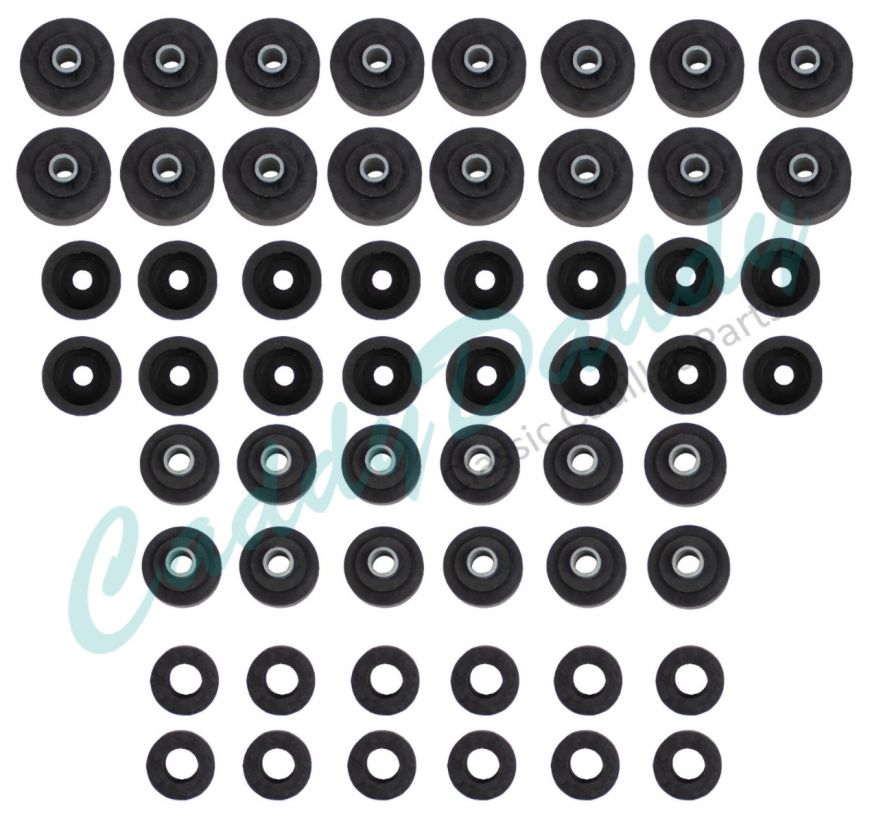 1965 1966 Cadillac Convertible Body Mount Set (56 Pieces) REPRODUCTION Free Shipping In The USA