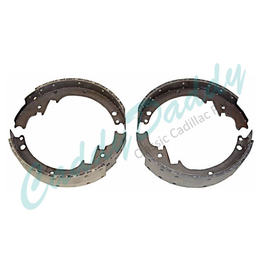 1977 1978 1979 1980 1981 1982 1983 1984 Cadillac Fleetwood and Commercial Chassis Rear Brake Shoes 1 Pair REPRODUCTION Free Shipping In The USA