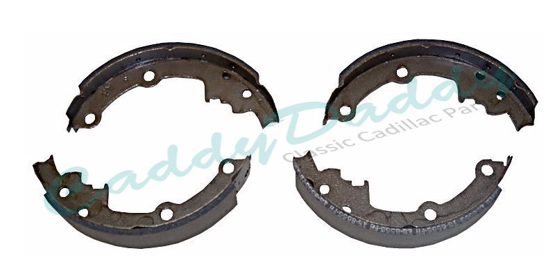 1985 1986 Cadillac Deville & Fleetwood Rear Brake Shoes 1 Pair REPRODUCTION Free Shipping In The USA