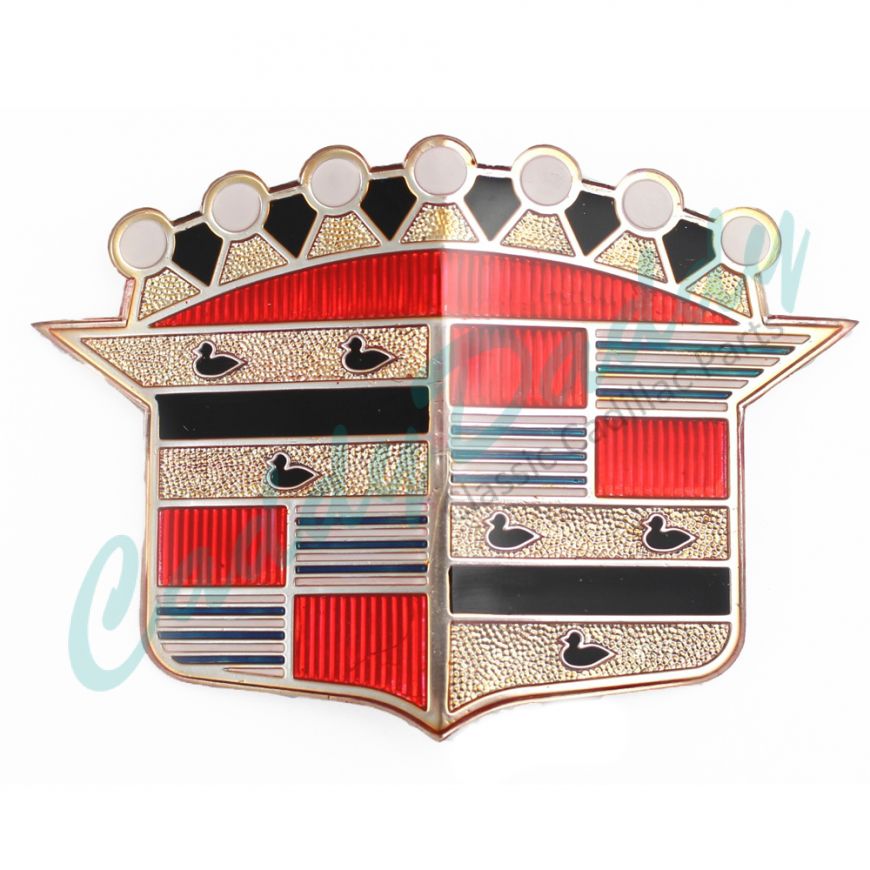 1954 1955 Cadillac Hood Crest REPRODUCTION Free Shipping in the USA