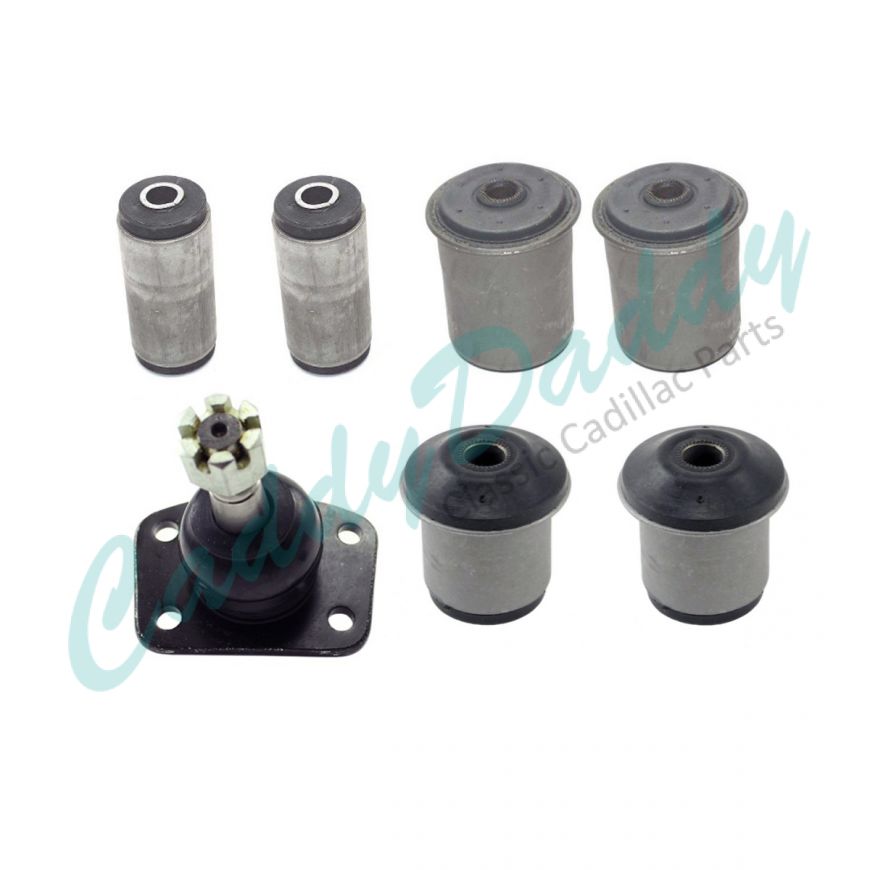 1961 1962 1963 1964 1965 Cadillac (See Details) Rear Bushings and Ball Joint Set (7 Pieces) REPRODUCTION Free Shipping In The USA