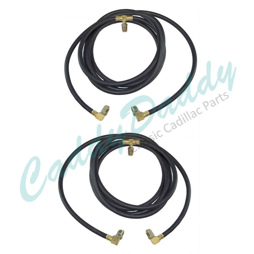 1978 1979 1980 1981 1982 1983 1984 Cadillac Coupe Deville Convertible (H&E Conversion) Top Hose Set (2 Pieces) REPRODUCTION Free Shipping In The USA