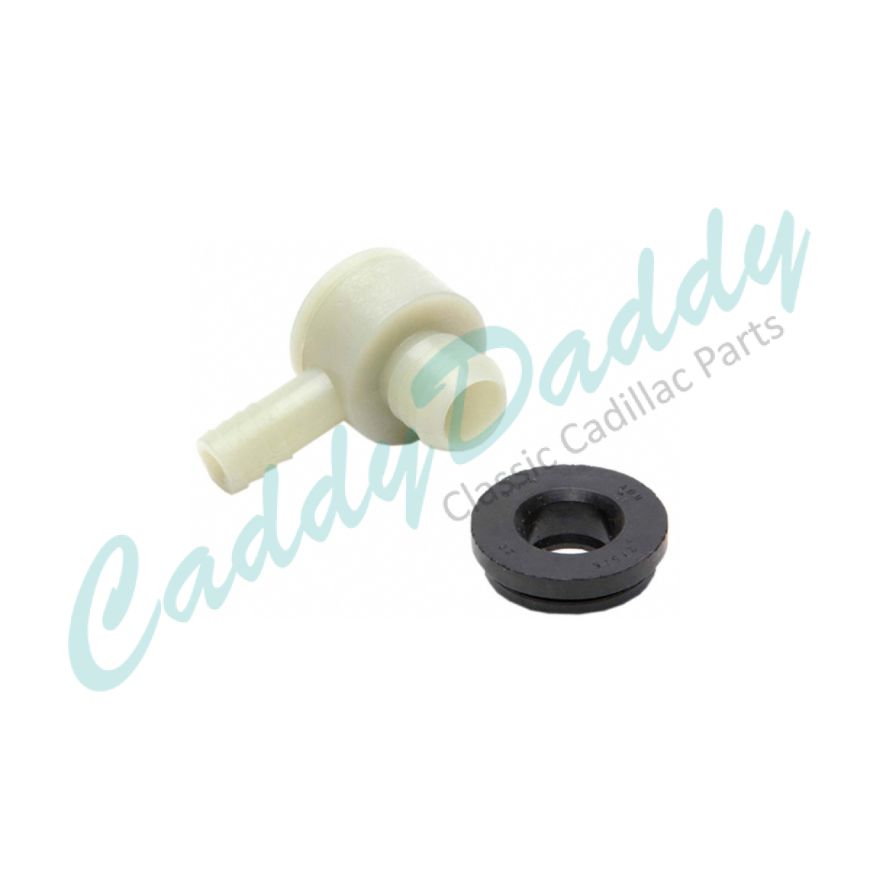 1976 1977 1978 1979 1980 1981 1982 1983 1984 1985 1986 1987 1988 1989 1990 1991 Cadillac Power Brake Booster Check Valve And Grommet REPRODUCTION Free Shipping In the USA