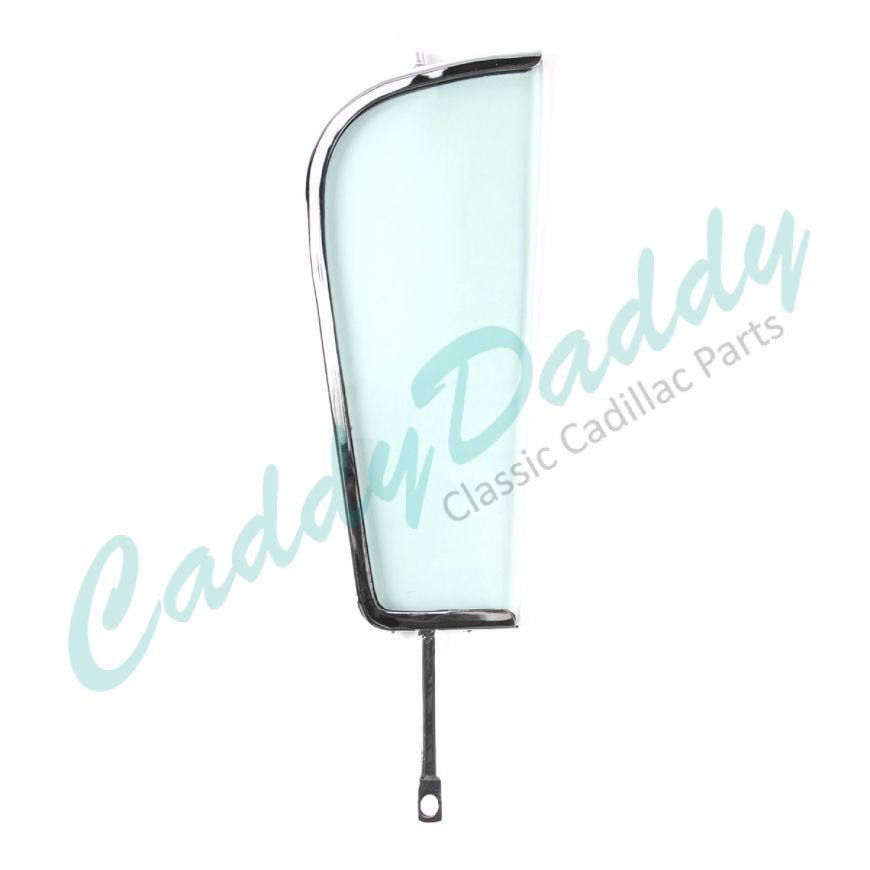 1959 1960 Cadillac 2-Door Models and 4-Door 4-Window Hardtop Left Driver Side Front Door Vent Glass With Frame Assembly REPRODUCTION Free Shipping In The USA 