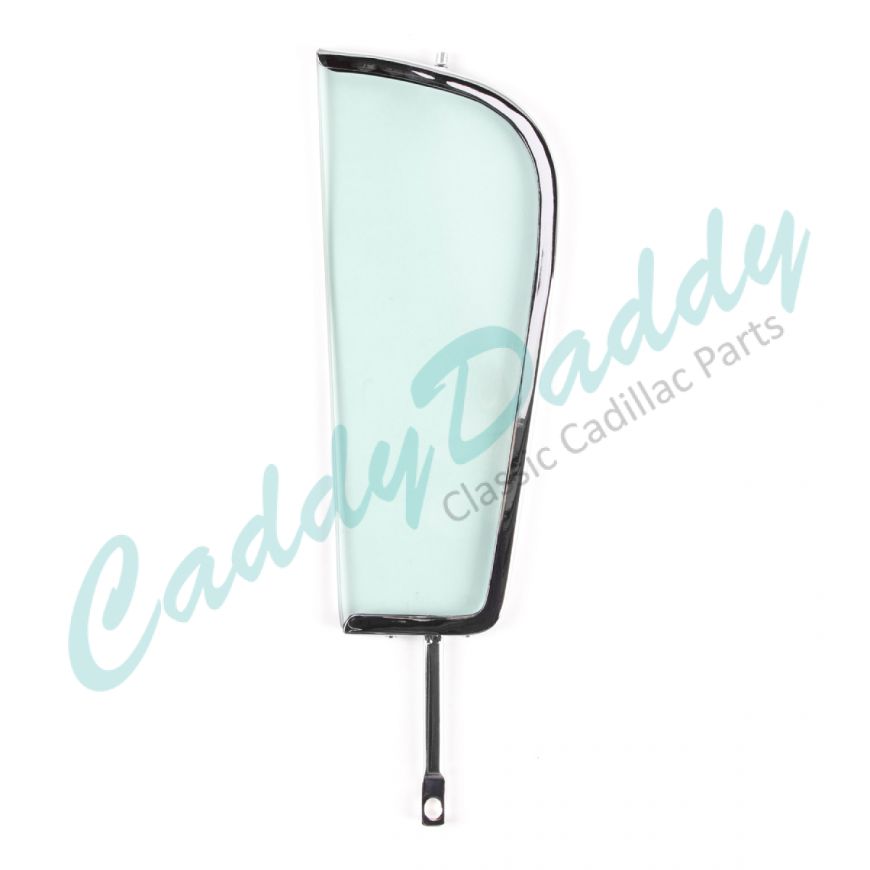 1959 1960 Cadillac 2-Door Models and 4-Door Hardtop Right Passenger Side Front Door Vent Glass With Frame Assembly REPRODUCTION Free Shipping In The USA 