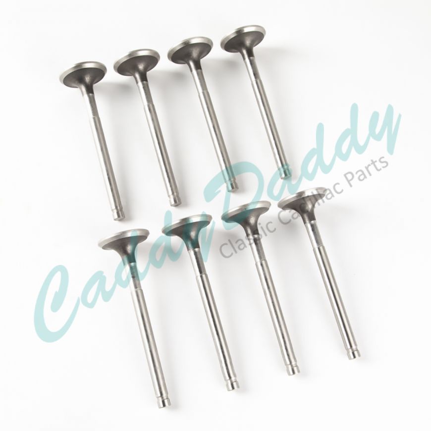1968 1969 1970 1971 1972 1973 Cadillac (472 And 500 Engines) Exhaust Valve Set (8 Pieces) REPRODUCTION Free Shipping In The USA