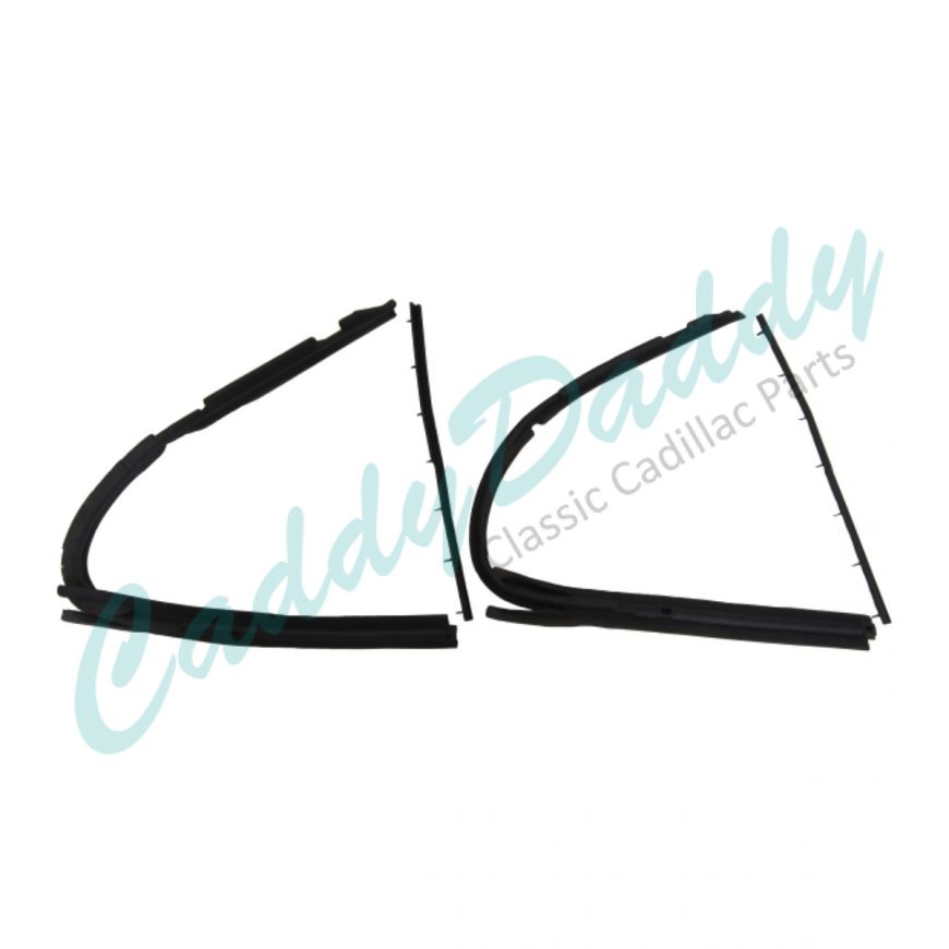 1948 1949 Cadillac Series 62 (See Details) Front Vent Window Rubber Weatherstrip Kit (4 Pieces) REPRODUCTION Free Shipping In The USA 