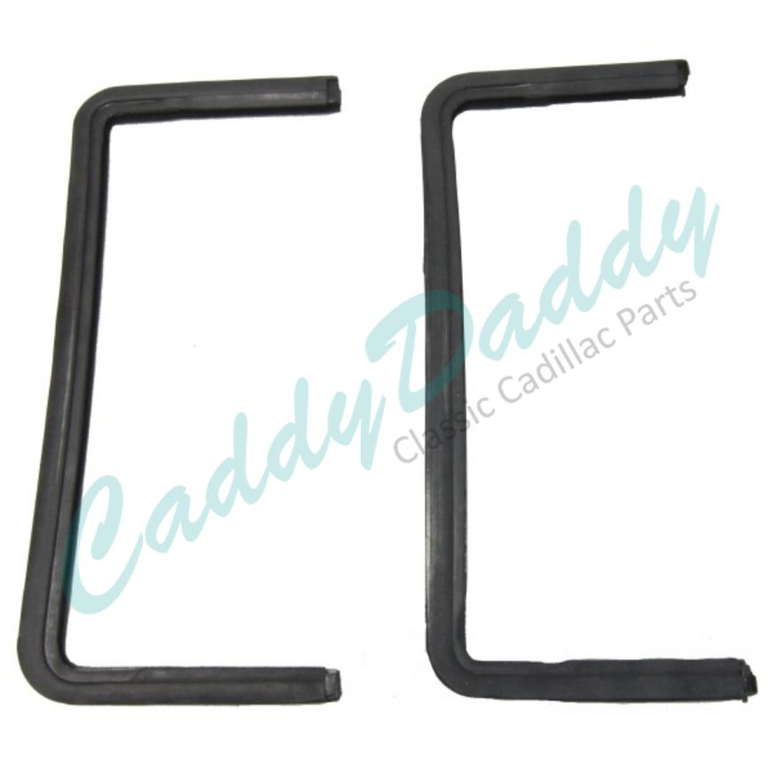 1954 1955 1956 Cadillac 4-Door (See Details) Front Vent Window Weatherstrips 1 Pair REPRODUCTION Free Shipping In The USA