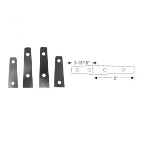 1940 1941 Cadillac (See Details) Trunk Hinge Rubber Mounting Pad Set (4 Pieces) REPRODUCTION Free Shipping In The USA
