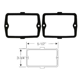 1960 Cadillac Parking and Fog Light Lens Gaskets 1 Pair REPRODUCTION Free Shipping In The USA