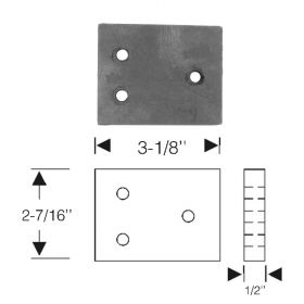 1938 1939 1940 Cadillac (See Details) Crosswise Muffler Hanger Rubber Insulator REPRODUCTION Free Shipping In The USA