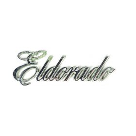 1981 Cadillac Eldorado Roof And Trunk Script Emblem USED Free Shipping In The USA