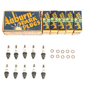 1938 1939 1940 1941 1942 1946 1947 1948 Cadillac And LaSalle (See Details) Auburn Spark Plug Set (10 Pieces) NORS Free Shipping In The USA