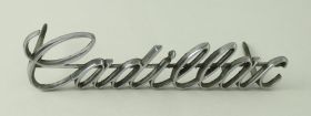 1968 Cadillac Grille Script  Emblem USED Free Shipping In The USA.