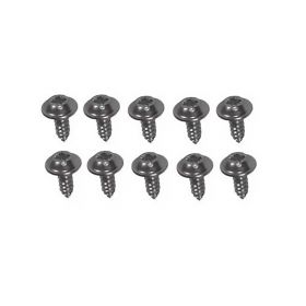 Cadillac Chrome Phillips PoziDrive Washer Head Screw Set (#8 x 15/32 Inch) (10 Pieces) REPRODUCTION