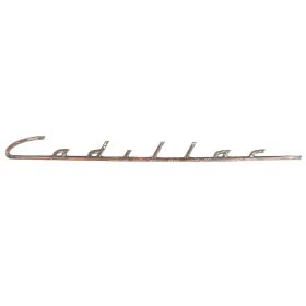 1947 1948 1949 1950 1951 1952 Cadillac Front Fender Script Emblem D Quality USED Free Shipping In The USA