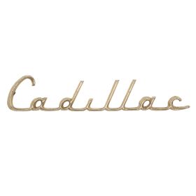 1957 Cadillac (See Details) Front Fender Script Emblem USED Free Shipping In The USA