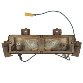 1959 Cadillac Rear License Plate Double Bulb Type Housing USED Free shipping In The USA