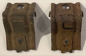 1961 1962 Cadillac Rear Licence Plate Brackets 1 Pair Used Free Shipping In The USA