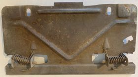 1963 1964 Cadillac Gas Fuel Door & Licence Plate Holder Hinge Assembly USED Free Shipping In The USA