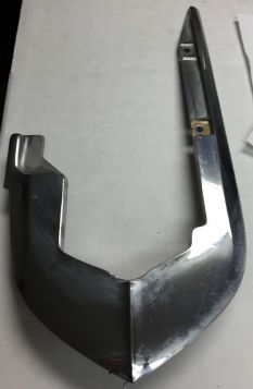 1968 Cadillac (EXCEPT Eldorado) Left Driver Side Upper Front Bumper End Cover USED Free Shipping In The USA