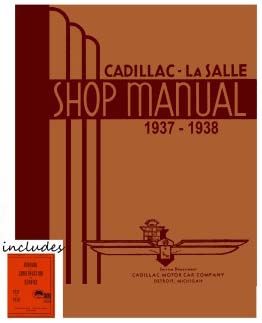 1937 1938 Cadillac All Models Service Manuals CD REPRODUCTION Free Shipping In The USA
