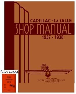 1937 1938 Cadillac All Models Service Manuals CD REPRODUCTION Free Shipping In The USA