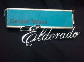 1979 1980 Cadillac Eldorado Front Fender Script NOS Free Shipping In The USA