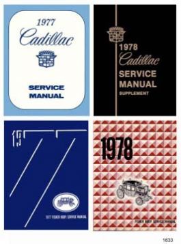 1977 1978 Cadillac All Models Service Manual CD REPRODUCTION Free Shipping In The USA