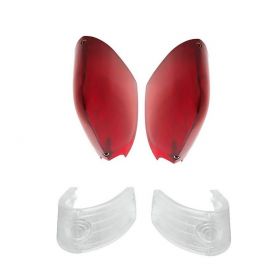 1954 1955 1956 Cadillac (See Details) Tail Light And Back Up Lens Set (4 Pieces) REPRODUCTION Free Shipping In The USA