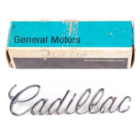 1971 1972 1973 1974 1975 1976 Cadillac (See Details) Front Fender And Trunk Script NOS Free Shipping In The USA