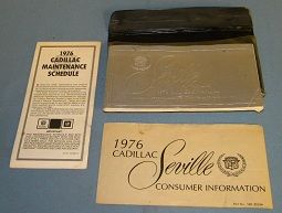 1976 Cadillac Seville Owners Manual SET - Original  USED Free Shipping In The USA

