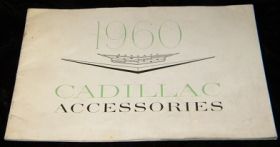 1960 Cadillac Accessories Brochure - Original USED Free Shipping In The USA