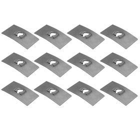 Cadillac Flat Nut Clip Set (1/2 Inch Wide x 7/8 Inch Long) (12 Pieces) REPRODUCTION