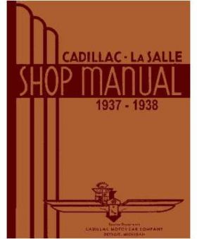 1937 1938 Cadillac Chassis Only Shop Manual REPRODUCTION Free Shipping In The USA  
