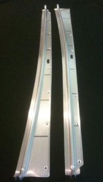 1948 1949 Cadillac Series 61 and Series 62 2-Door Convertible and Hardtop Door Sill Plate Set of 2 REPRODUCTION