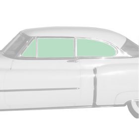 1951 Cadillac 2-Door Hardtop Coupe Glass Set (6 Pieces) REPRODUCTION Free Shipping In The USA